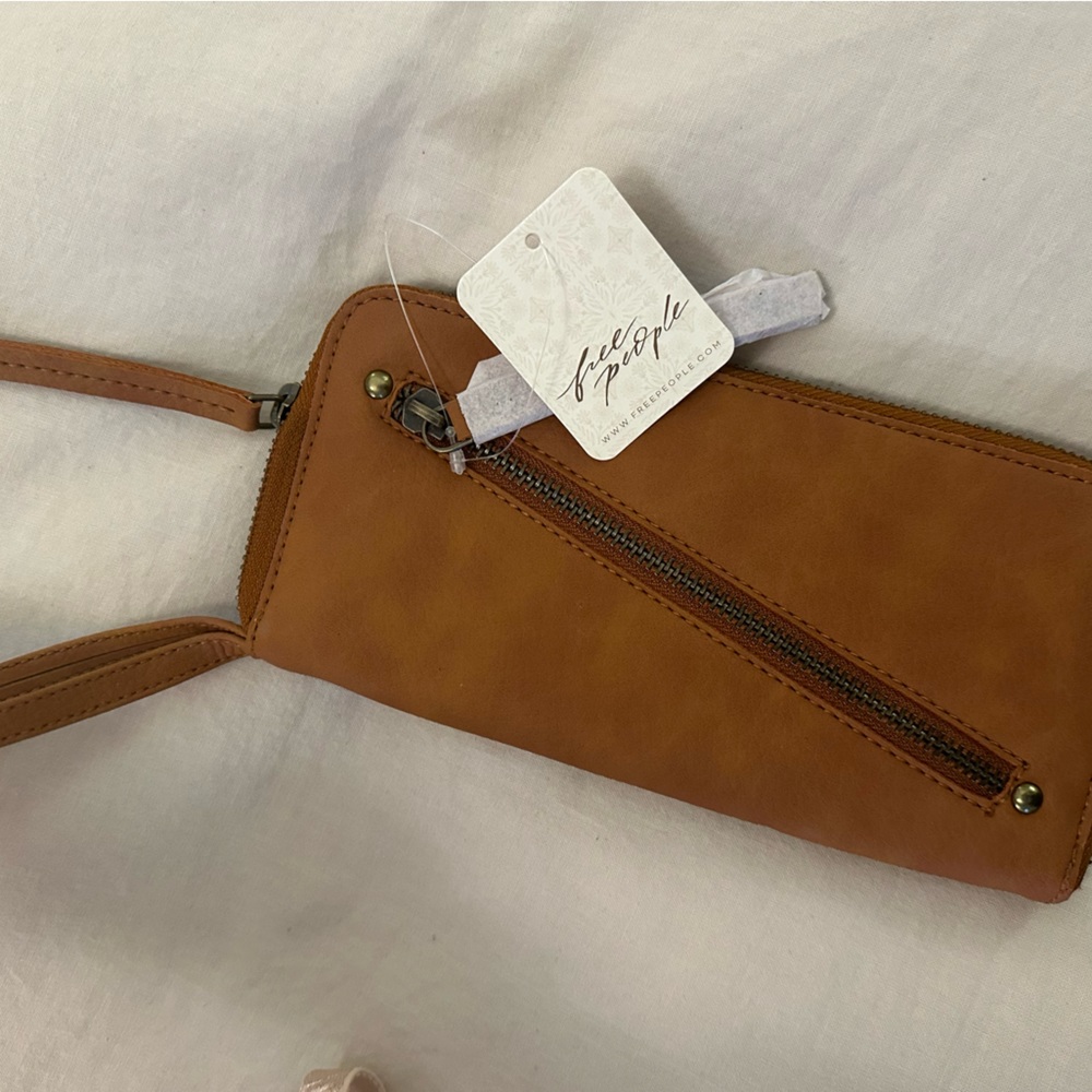 Free People brown wallet